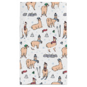 Llama's in Petten- en sorteerpatronen Klein Cadeauzakje (Achterkant)