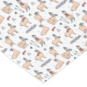 Llama's in Petten- en sorteerpatronen Korte Tafelloper (Hoek)