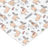 Llama's in Petten- en sorteerpatronen Tafelkleed (Gekanteld)