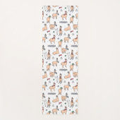 Llama's in Petten- en sorteerpatronen Yogamat (Voorkant)