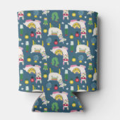 Llamas in zonnebrillen blikjeskoeler (Achterkant)