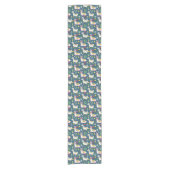 Llamas in zonnebrillen korte tafelloper (Voorkant)