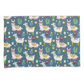 Llamas in zonnebrillen kussensloop (Voorkant-Rechts)