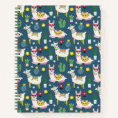 Llamas in zonnebrillen notitieboek (Voorkant)