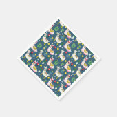 Llamas in zonnebrillen servet (Hoek)