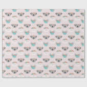 Llamas, koala-beren en muizen cadeaupapier (Vlak)