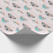 Llamas, koala-beren en muizen cadeaupapier (Hoek)