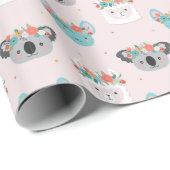 Llamas, koala-beren en muizen cadeaupapier (Rol Hoek)