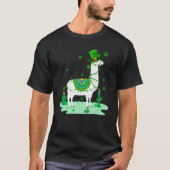 Llamas Leprechaun Llama St Patrick's Day T-shirt (Voorkant)
