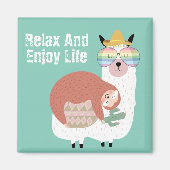 Llamas Magneet (Voorkant)