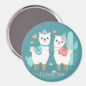 Llamas Magneet (Voorkant / Achterkant)