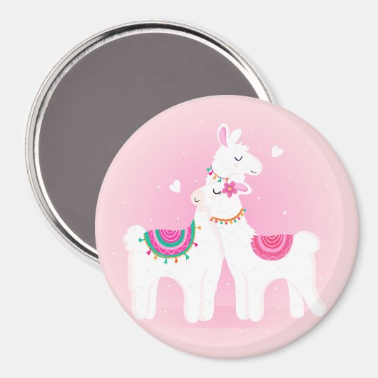 Llamas Magneet (Voorkant / Achterkant)