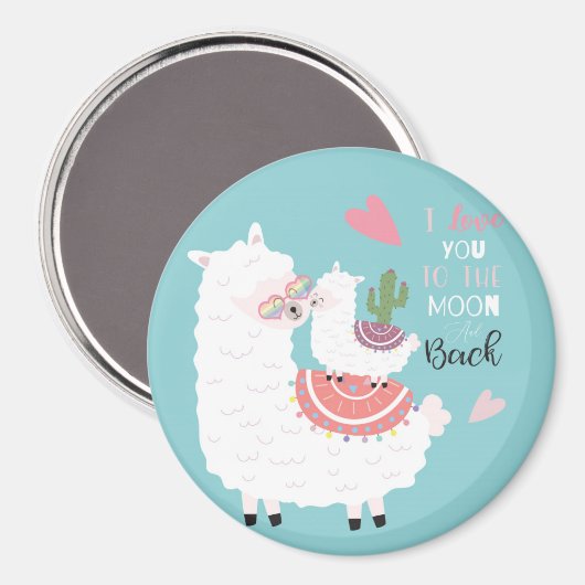 Llamas Magneet (Voorkant / Achterkant)