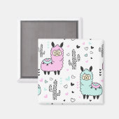 Llamas Magneet (Voorkant / Achterkant)