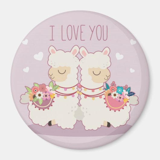 Llamas Magneet (Voorkant)