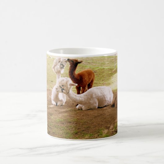 Llamas met Baby ria Koffiemok (Center)