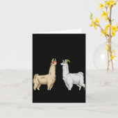 Llama's Met Hoeden Carl  Kaart (Gele Bloem)