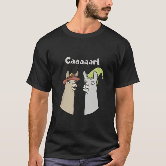 Llamas met Petten T-shirt (Voorkant)
