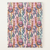 Llamas on Stripes Pattern Planner (Achterkant)