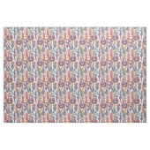 Llamas on Stripes Pattern Stof (Fat Quarter)