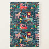 Llamas op Blue Personalized Planner (Achterkant)