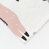 Llamas Pattern glimlachen Fleece Deken (Hoek)