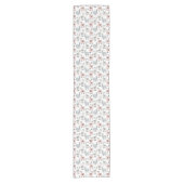 Llamas Pattern glimlachen Korte Tafelloper (Voorkant)