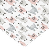 Llamas Pattern glimlachen Korte Tafelloper (Hoek)