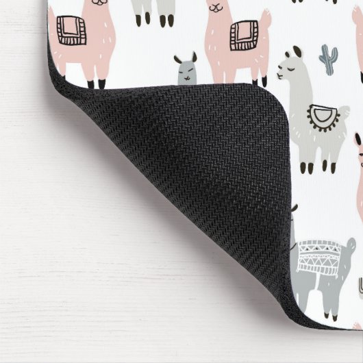 Llamas Pattern glimlachen Muismat (Hoek)