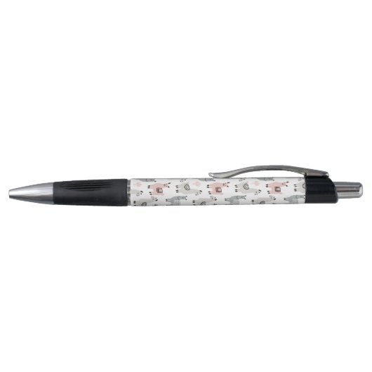 Llamas Pattern glimlachen Pen (Bovenkant)