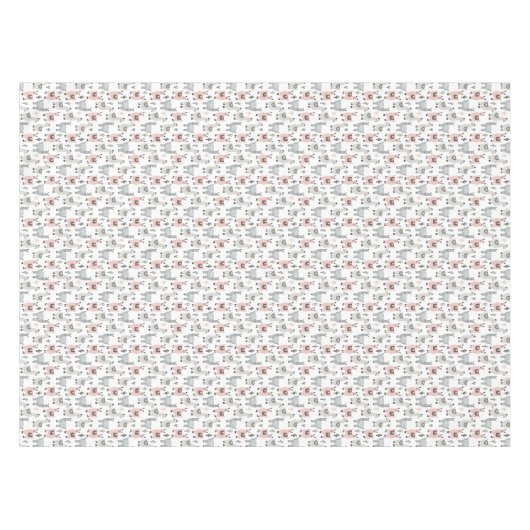 Llamas Pattern glimlachen Tafelkleed (Voorkant (Horizontaal))