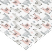 Llamas Pattern glimlachen Tafelkleed (Gekanteld)