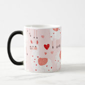 Llamas pattern valentines magische mok (Links)