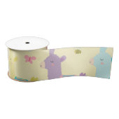 Llamas Pink, Yellow Paars Cute Schattig Satijnen Lint (Spoel)