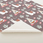 Llamas Sherpa Blanket Deken (3/4)