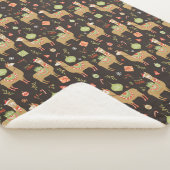 Llamas Sherpa Blanket Deken (3/4)