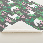 Llamas Sherpa Blanket Deken (3/4)
