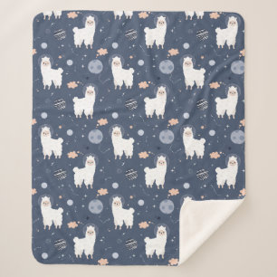 Llamas Sherpa Blanket Sherpa Deken