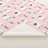 Llamas Sherpa Blanket Sherpa Deken (3/4)