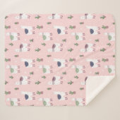 Llamas Sherpa Blanket Sherpa Deken (Voorkant (horizontaal))