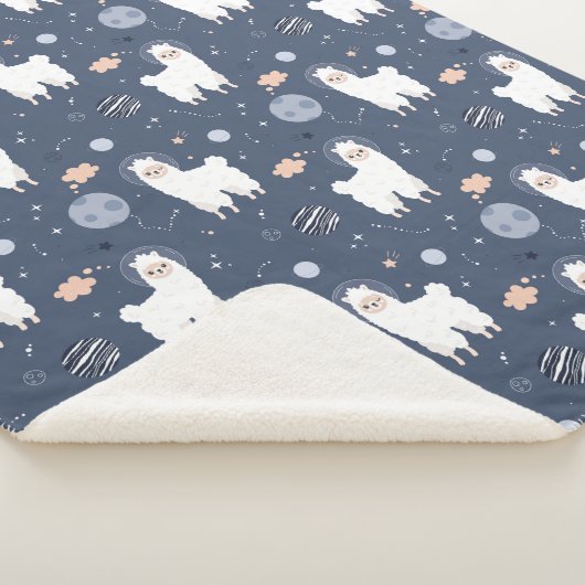 Llamas Sherpa Blanket Sherpa Deken (3/4)