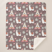 Llamas Sherpa Blanket Sherpa Deken (Voorkant)