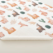 Llamas Sherpa Blanket Sherpa Deken (3/4)