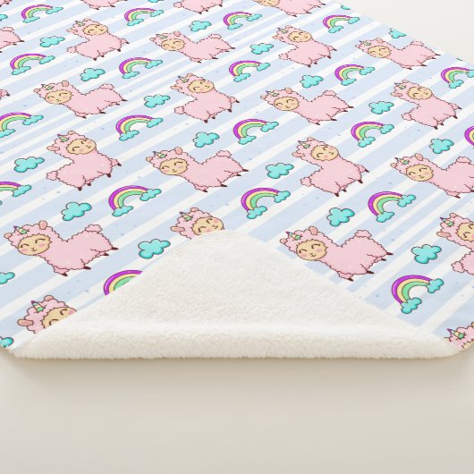Llamas Sherpa Blanket Sherpa Deken (3/4)