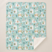 Llamas Sherpa Blanket Sherpa Deken (Voorkant)