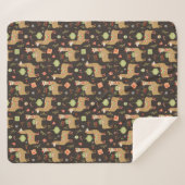 Llamas Sherpa Blanket Sherpa Deken (Voorkant (horizontaal))