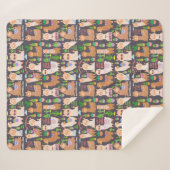 Llamas Sherpa Deken (Voorkant (horizontaal))