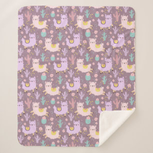 Llamas Sherpa Deken