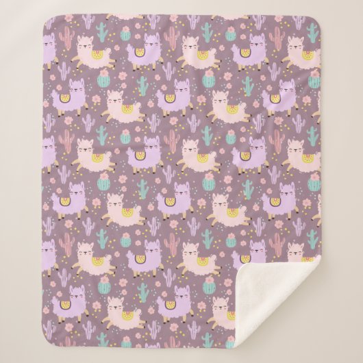 Llamas Sherpa Deken (Voorkant)