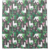 Llamas Shower Curtain Douchegordijn (Voorkant)
